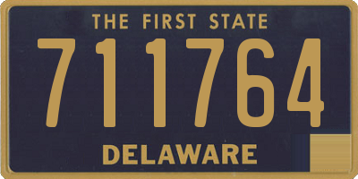 DE license plate 711764