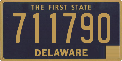 DE license plate 711790