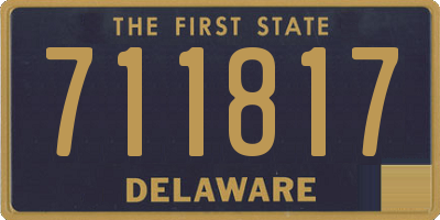 DE license plate 711817