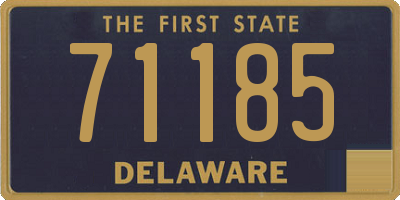 DE license plate 71185