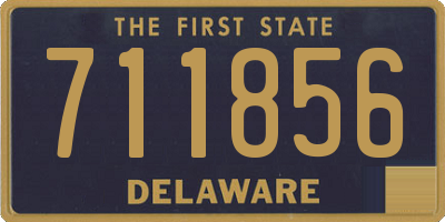 DE license plate 711856