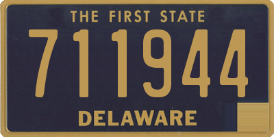 DE license plate 711944