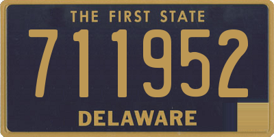 DE license plate 711952