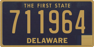 DE license plate 711964