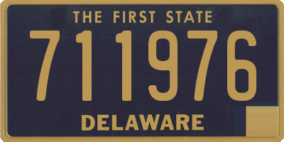 DE license plate 711976