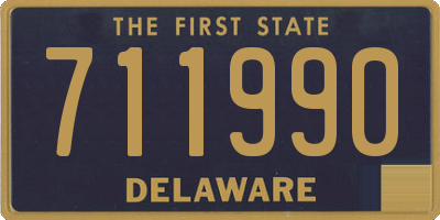 DE license plate 711990