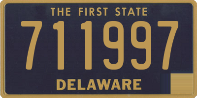 DE license plate 711997