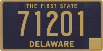 DE license plate 71201