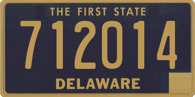 DE license plate 712014
