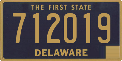DE license plate 712019