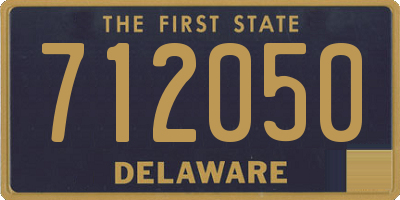 DE license plate 712050