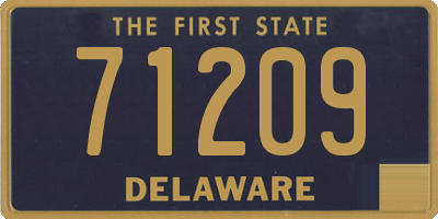 DE license plate 71209