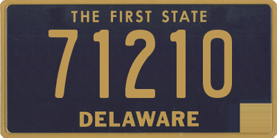 DE license plate 71210