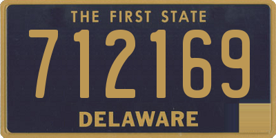 DE license plate 712169