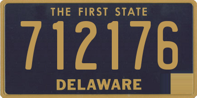 DE license plate 712176