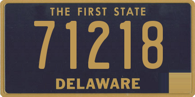 DE license plate 71218