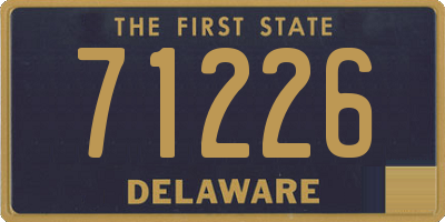 DE license plate 71226