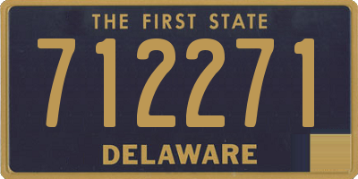 DE license plate 712271