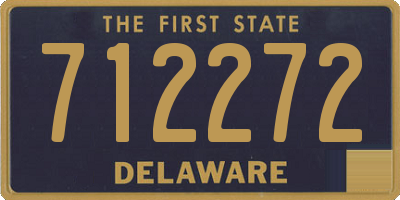 DE license plate 712272