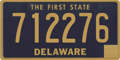 DE license plate 712276