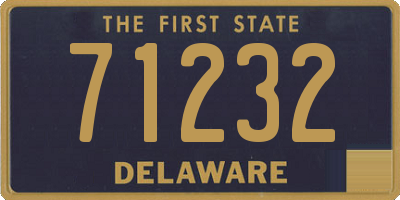 DE license plate 71232