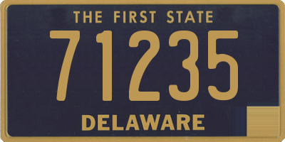 DE license plate 71235