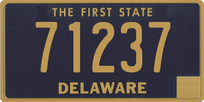 DE license plate 71237