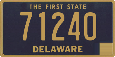 DE license plate 71240