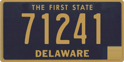 DE license plate 71241