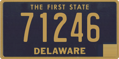 DE license plate 71246