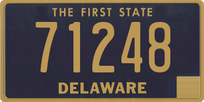 DE license plate 71248