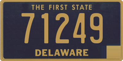 DE license plate 71249