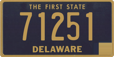 DE license plate 71251