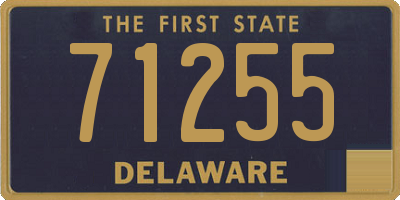 DE license plate 71255