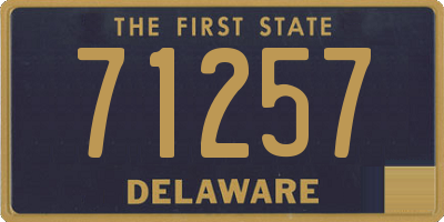 DE license plate 71257