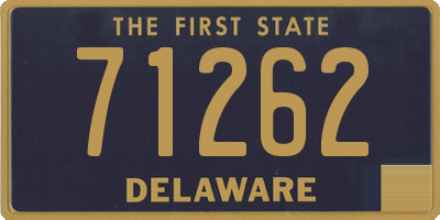 DE license plate 71262