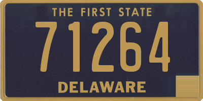 DE license plate 71264