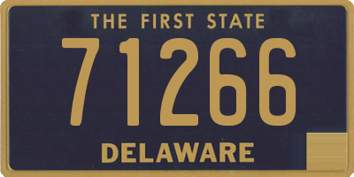 DE license plate 71266