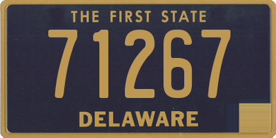 DE license plate 71267