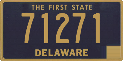 DE license plate 71271