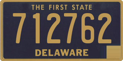 DE license plate 712762