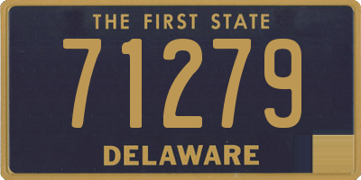 DE license plate 71279