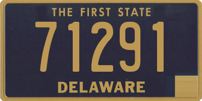 DE license plate 71291