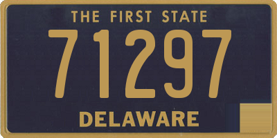 DE license plate 71297
