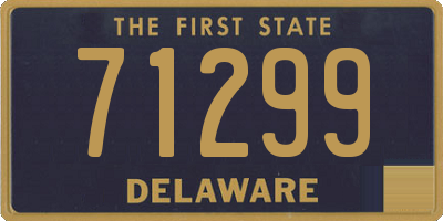 DE license plate 71299