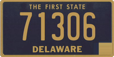 DE license plate 71306