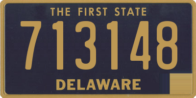 DE license plate 713148