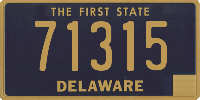 DE license plate 71315