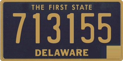 DE license plate 713155