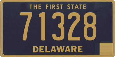 DE license plate 71328
